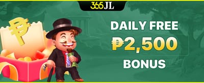Daily PHP 2,500 Free Bonus promotion